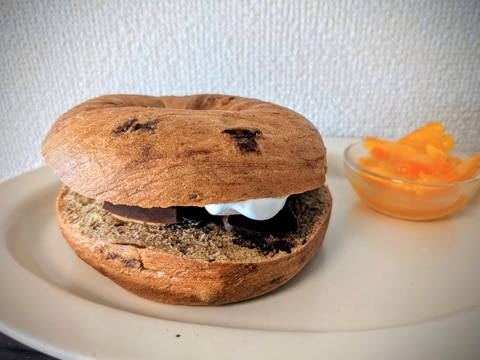 s'moresベーグルサンド